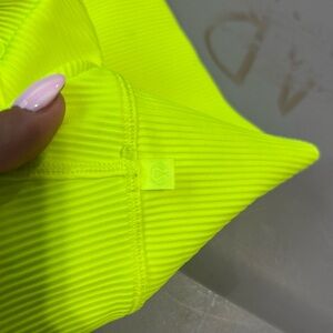 lululemon athletica Neon Yellow Tank Top